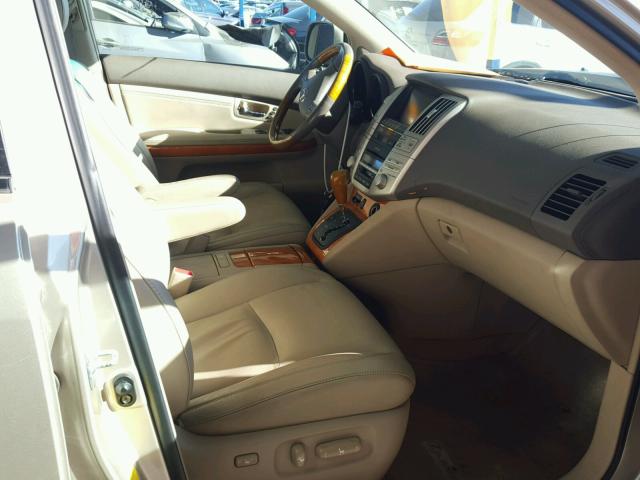 2T2HK31U27C006474 - 2007 LEXUS RX 350 GOLD photo 5