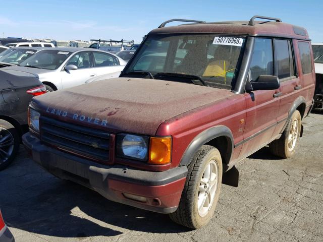 SALTY15442A747713 - 2002 LAND ROVER DISCOVERY MAROON photo 2