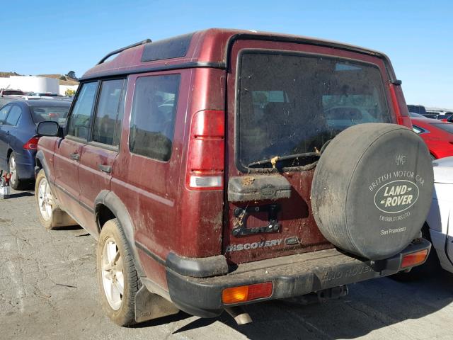 SALTY15442A747713 - 2002 LAND ROVER DISCOVERY MAROON photo 3