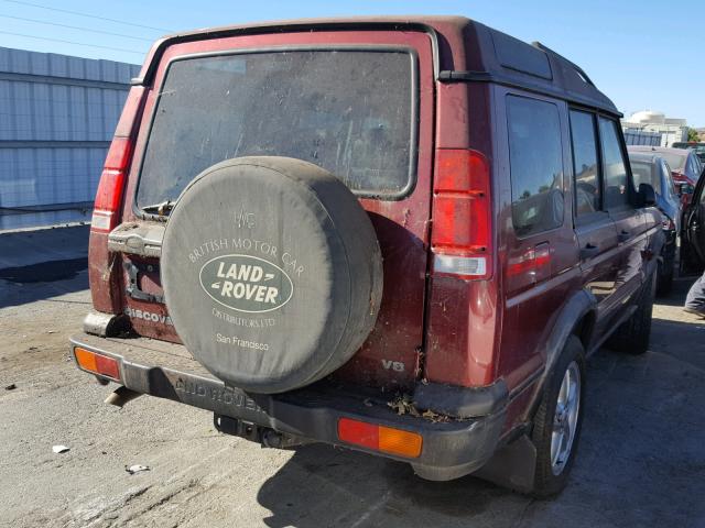 SALTY15442A747713 - 2002 LAND ROVER DISCOVERY MAROON photo 4