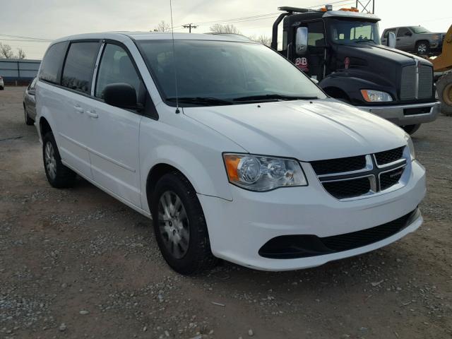 2C4RDGBG5GR152435 - 2016 DODGE GRAND CARA WHITE photo 1