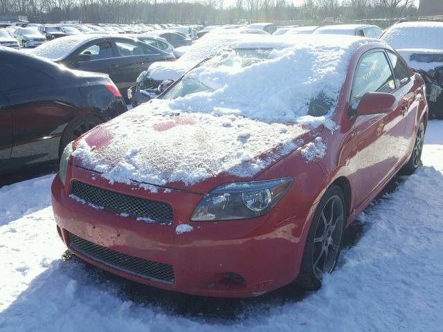 JTKDE177050052577 - 2005 TOYOTA SCION TC RED photo 2