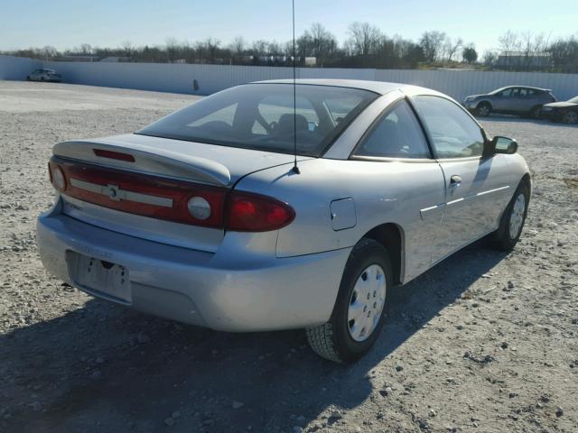 1G1JC12FX37235769 - 2003 CHEVROLET CAVALIER SILVER photo 4