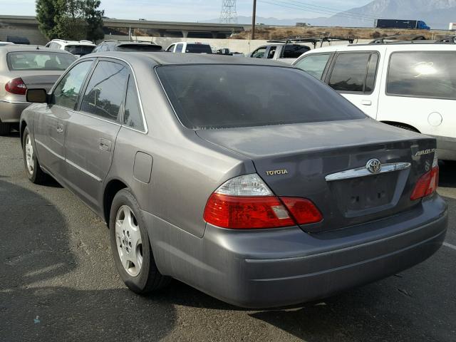 4T1BF28B03U274512 - 2003 TOYOTA AVALON XL CHARCOAL photo 3