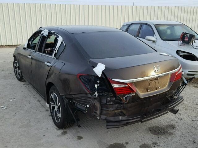 1HGCR2F31HA093201 - 2017 HONDA ACCORD LX BROWN photo 3