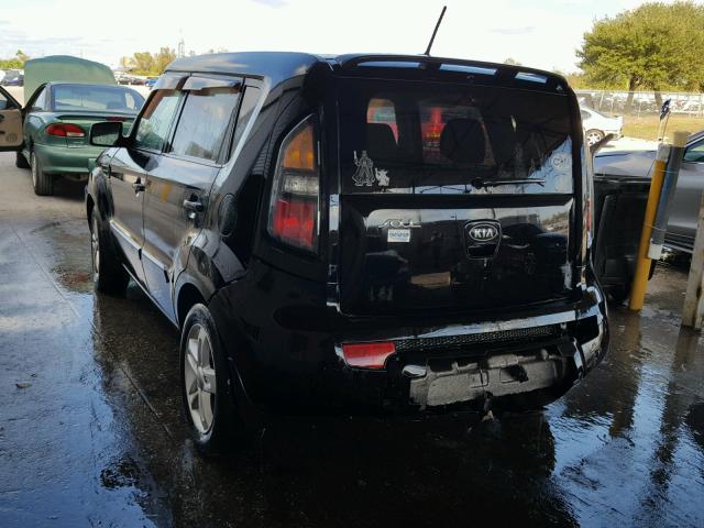 KNDJT2A27B7251549 - 2011 KIA SOUL + BLACK photo 3