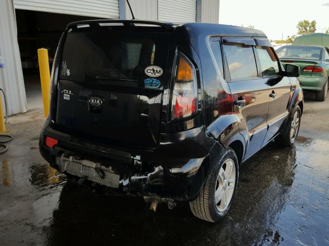 KNDJT2A27B7251549 - 2011 KIA SOUL + BLACK photo 4