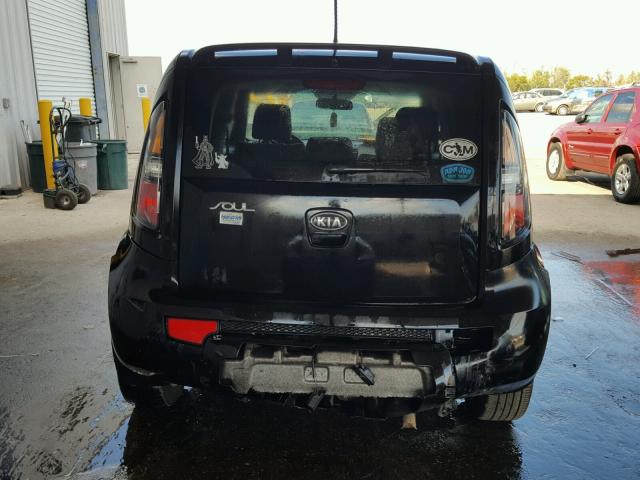 KNDJT2A27B7251549 - 2011 KIA SOUL + BLACK photo 9