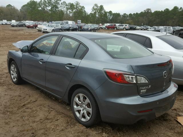 JM1BL1TF5D1789798 - 2013 MAZDA 3 I GRAY photo 3