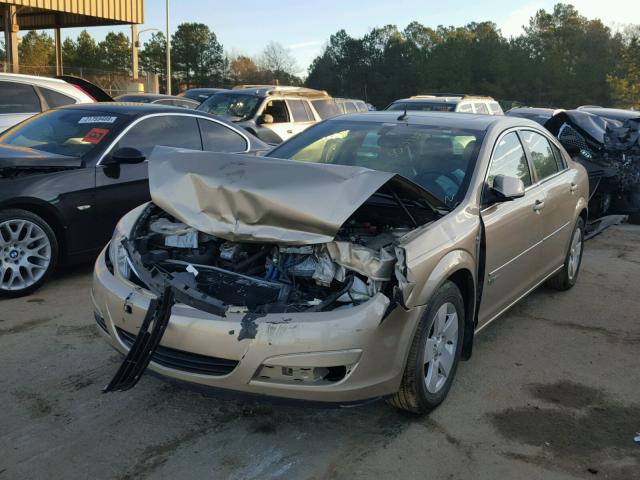 1G8ZR57567F315219 - 2007 SATURN AURA GREEN BEIGE photo 2