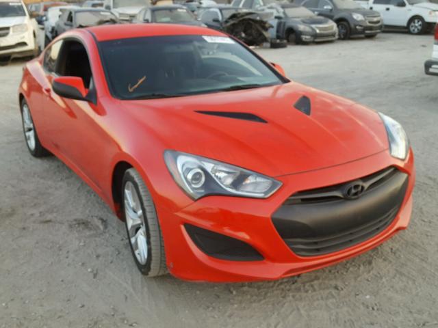 KMHHT6KD4DU083004 - 2013 HYUNDAI GENESIS CO RED photo 1