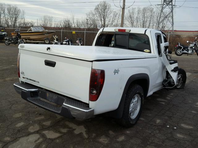 1GCDT196158156109 - 2005 CHEVROLET COLORADO WHITE photo 4