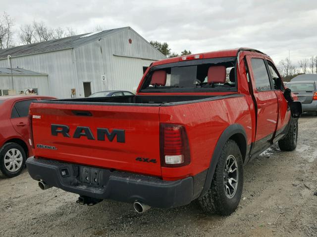 1C6RR7YTXGS324566 - 2016 RAM 1500 REBEL RED photo 4