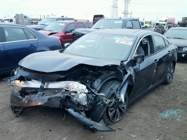 19XFC1F36GE041131 - 2016 HONDA CIVIC EX ლურჯი ფოტო 2