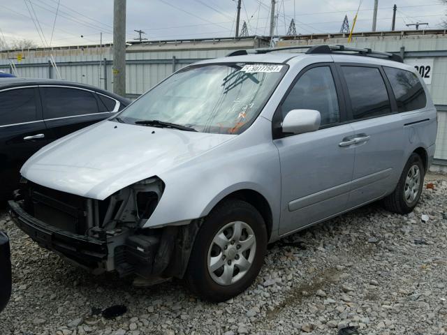 KNDMB233076107621 - 2007 KIA SEDONA EX SILVER photo 2