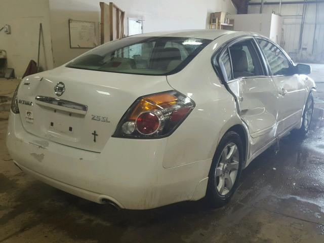 1N4AL21E38N474742 - 2008 NISSAN ALTIMA 2.5 WHITE photo 4