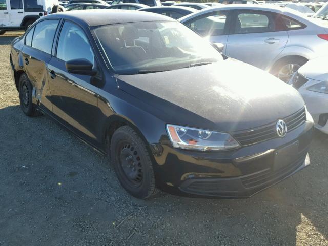 3VW2K7AJ8EM371721 - 2014 VOLKSWAGEN JETTA BASE 黑色 照片 1