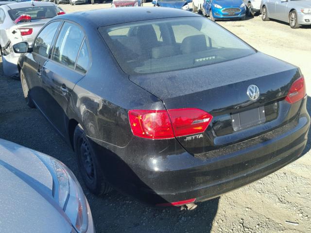 3VW2K7AJ8EM371721 - 2014 VOLKSWAGEN JETTA BASE 黑色 照片 3
