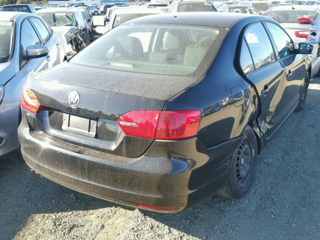 3VW2K7AJ8EM371721 - 2014 VOLKSWAGEN JETTA BASE 黑色 照片 4