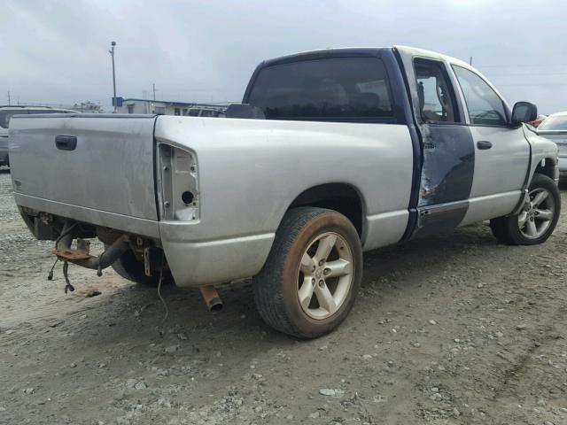 1D7HA18226S659180 - 2006 DODGE RAM 1500 S SILVER photo 4