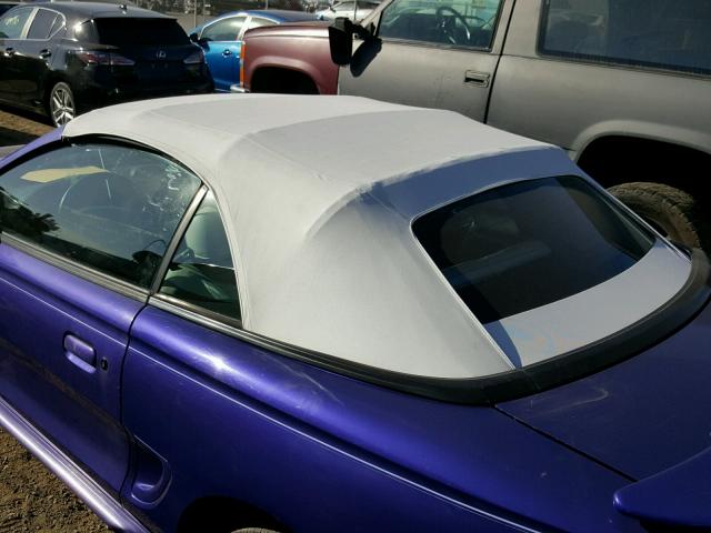 1FALP45T2SF207255 - 1995 FORD MUSTANG GT PURPLE photo 9