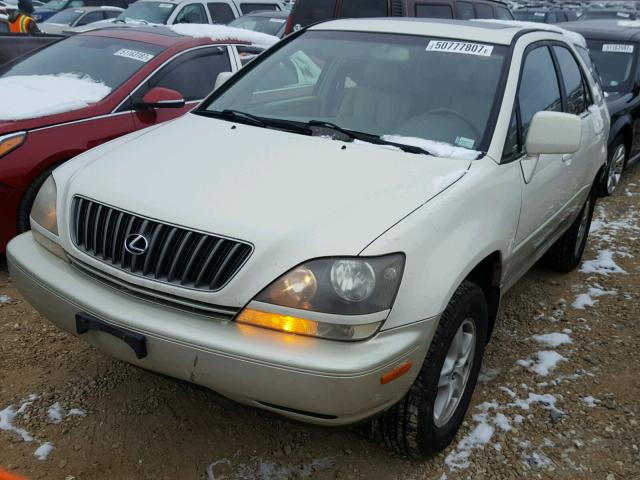 JT6HF10UXX0078331 - 1999 LEXUS RX 300 WHITE photo 2