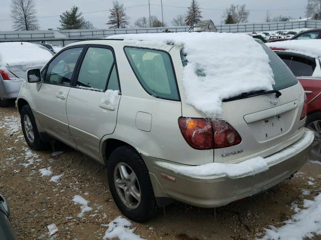 JT6HF10UXX0078331 - 1999 LEXUS RX 300 WHITE photo 3