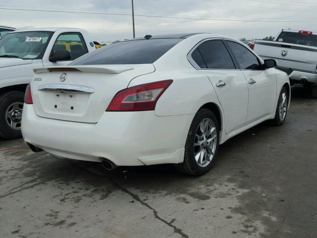 1N4AA5APXBC834214 - 2011 NISSAN MAXIMA S WHITE photo 4