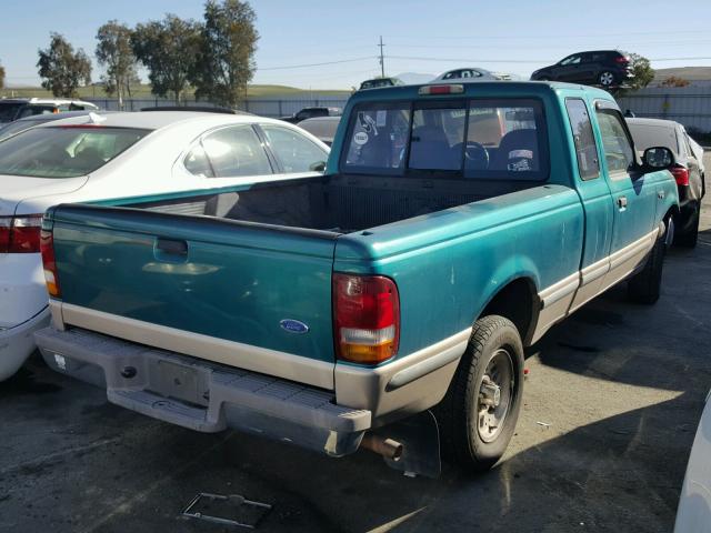 1FTCR14A8RPA93821 - 1994 FORD RANGER SUP GREEN photo 4