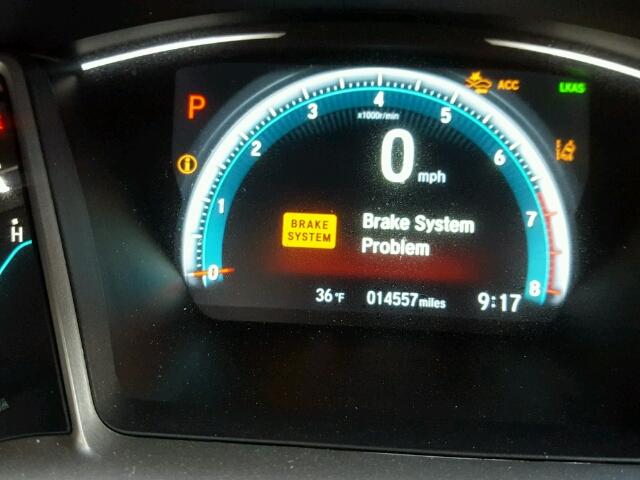 19XFC2F82GE248214 - 2016 HONDA CIVIC EX ნაცრისფერი ფოტო 8