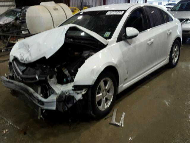 1G1PF5S98B7210998 - 2011 CHEVROLET CRUZE LT WHITE photo 2