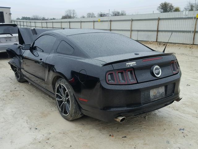 1ZVBP8CFXD5284620 - 2013 FORD MUSTANG GT BLACK photo 3