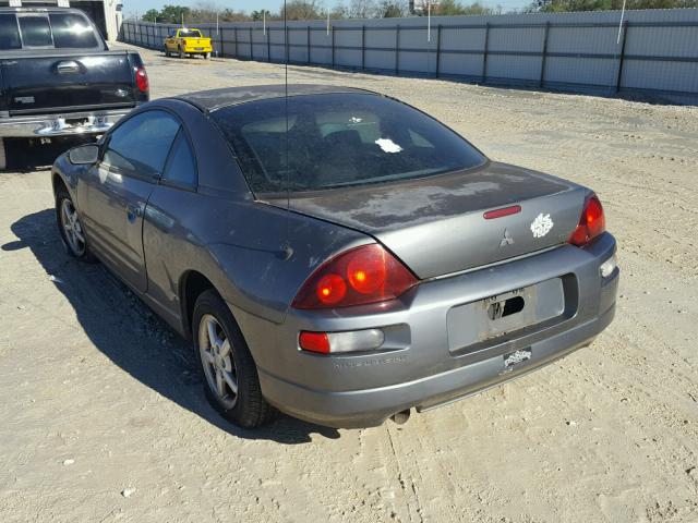 4A3AC34G72E050854 - 2002 MITSUBISHI ECLIPSE RS GRAY photo 3