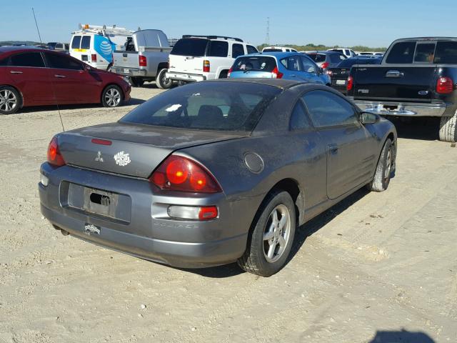 4A3AC34G72E050854 - 2002 MITSUBISHI ECLIPSE RS GRAY photo 4