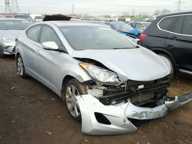 KMHDH4AE9CU309874 - 2012 HYUNDAI ELANTRA GL SILVER photo 1