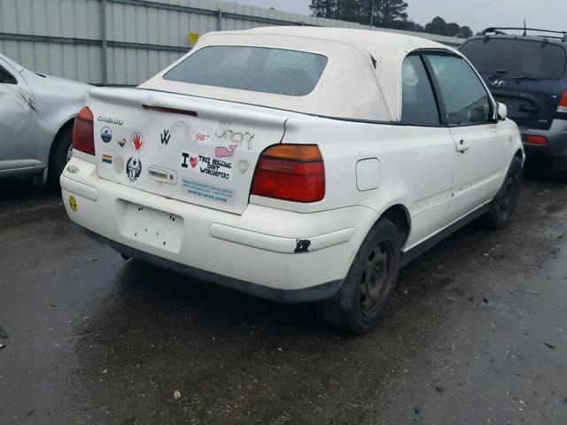 3VWBC21V91M814391 - 2001 VOLKSWAGEN CABRIO GL WHITE photo 4