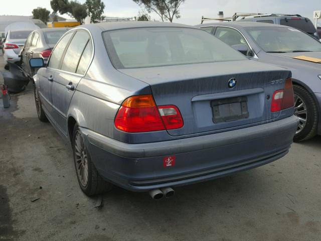 WBAAV53461FJ66679 - 2001 BMW 330 I BLUE photo 3