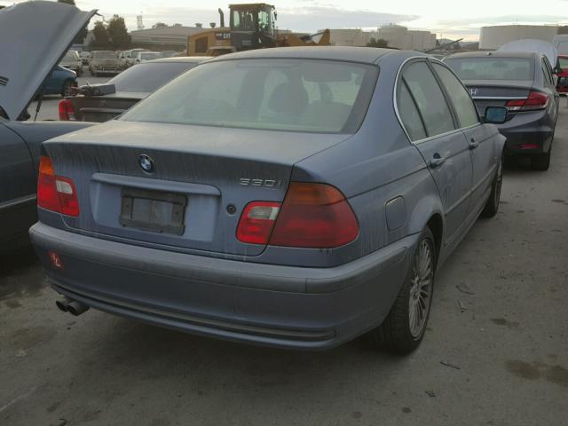 WBAAV53461FJ66679 - 2001 BMW 330 I BLUE photo 4