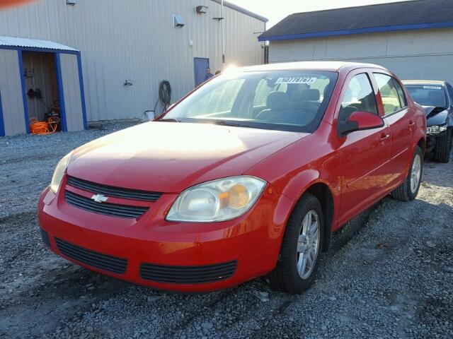 1G1AL55F877395626 - 2007 CHEVROLET COBALT LT RED photo 2