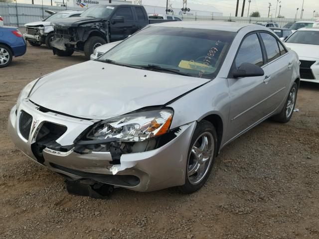 1G2ZF55B364165401 - 2006 PONTIAC G6 SE SILVER photo 2