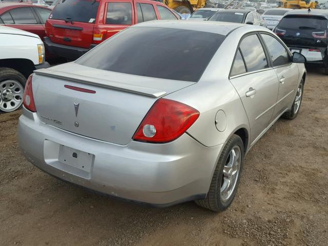 1G2ZF55B364165401 - 2006 PONTIAC G6 SE SILVER photo 4