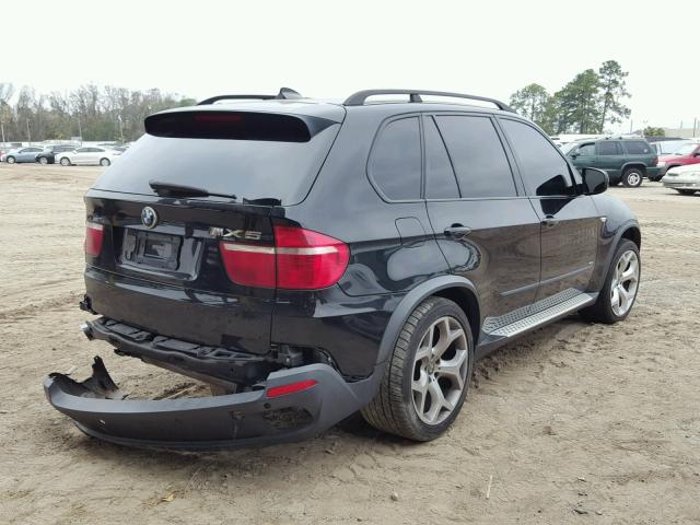 5UXFE83528L168393 - 2008 BMW X5 4.8I BLACK photo 4