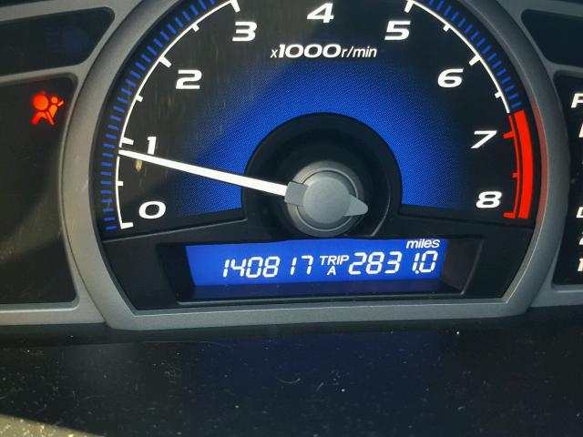 2HGFG12809H526329 - 2009 HONDA CIVIC EX ნაცრისფერი ფოტო 8