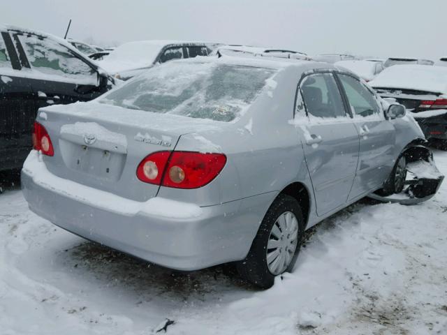 1NXBR32EX6Z618741 - 2006 TOYOTA COROLLA CE SILVER photo 4