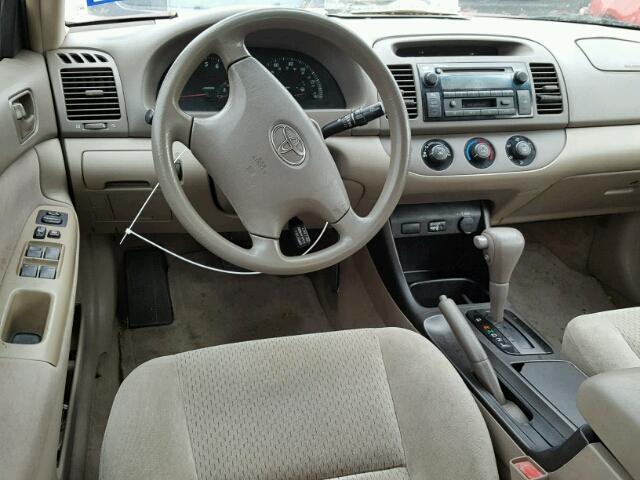 4T1BE32K02U095774 - 2002 TOYOTA CAMRY LE მუქწითელი ფოტო 9