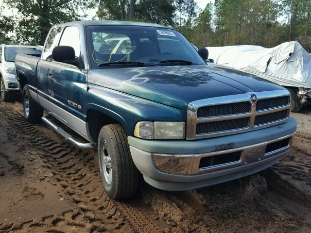 3B7HC12Y9XG150889 - 1999 DODGE RAM 1500 GREEN photo 1