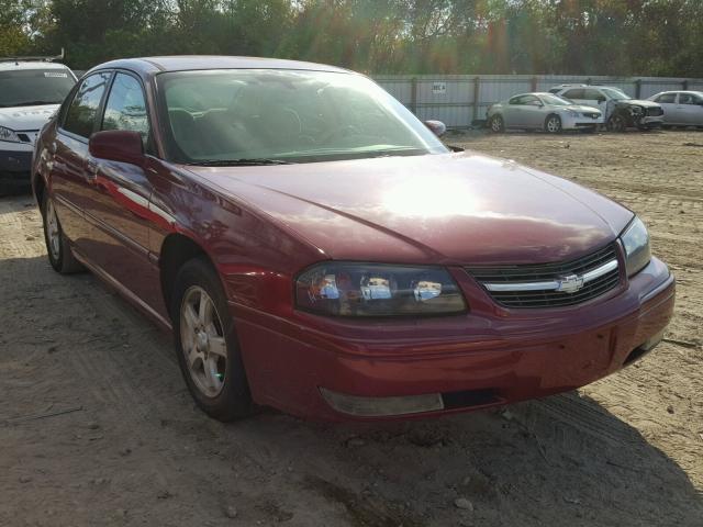 2G1WH52K659276848 - 2005 CHEVROLET IMPALA LS BURGUNDY photo 1