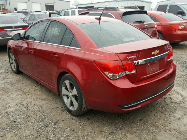 1G1PG5S93B7200022 - 2011 CHEVROLET CRUZE LT RED photo 3