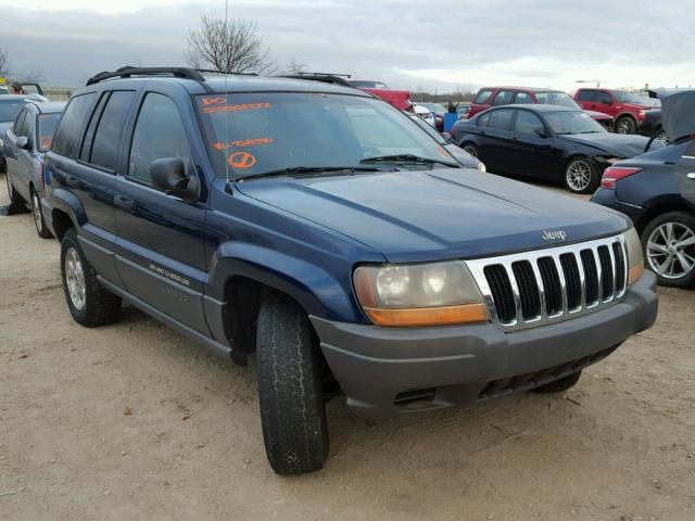 1J4GW48S11C728592 - 2001 JEEP GRAND CHER BLUE photo 1