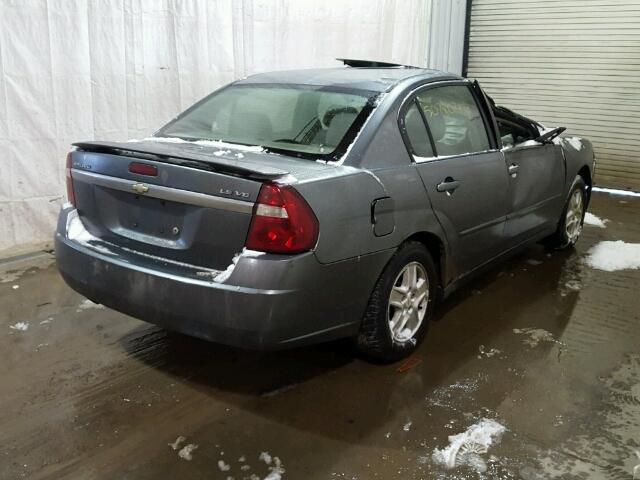 1G1ZT54865F201300 - 2005 CHEVROLET MALIBU LS TEAL photo 4